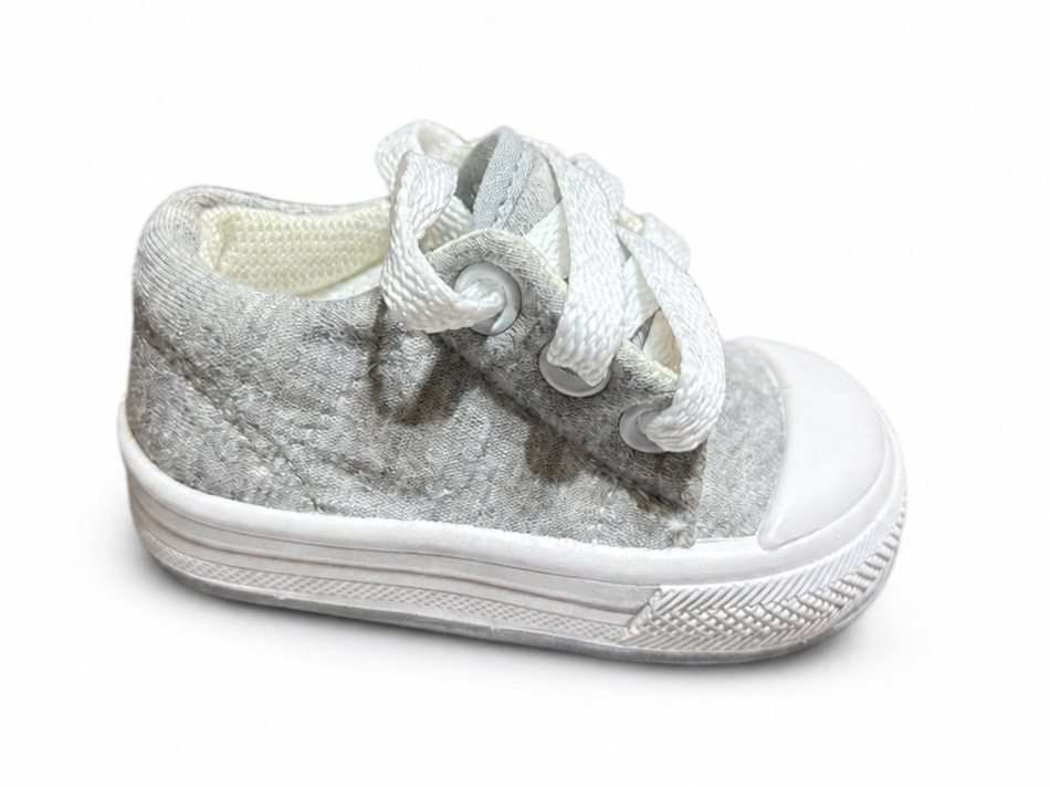 Zapatilla Oscarcito Abotinada con cordon Gris