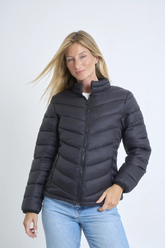 Campera Dama Sin Capucha Forrada
