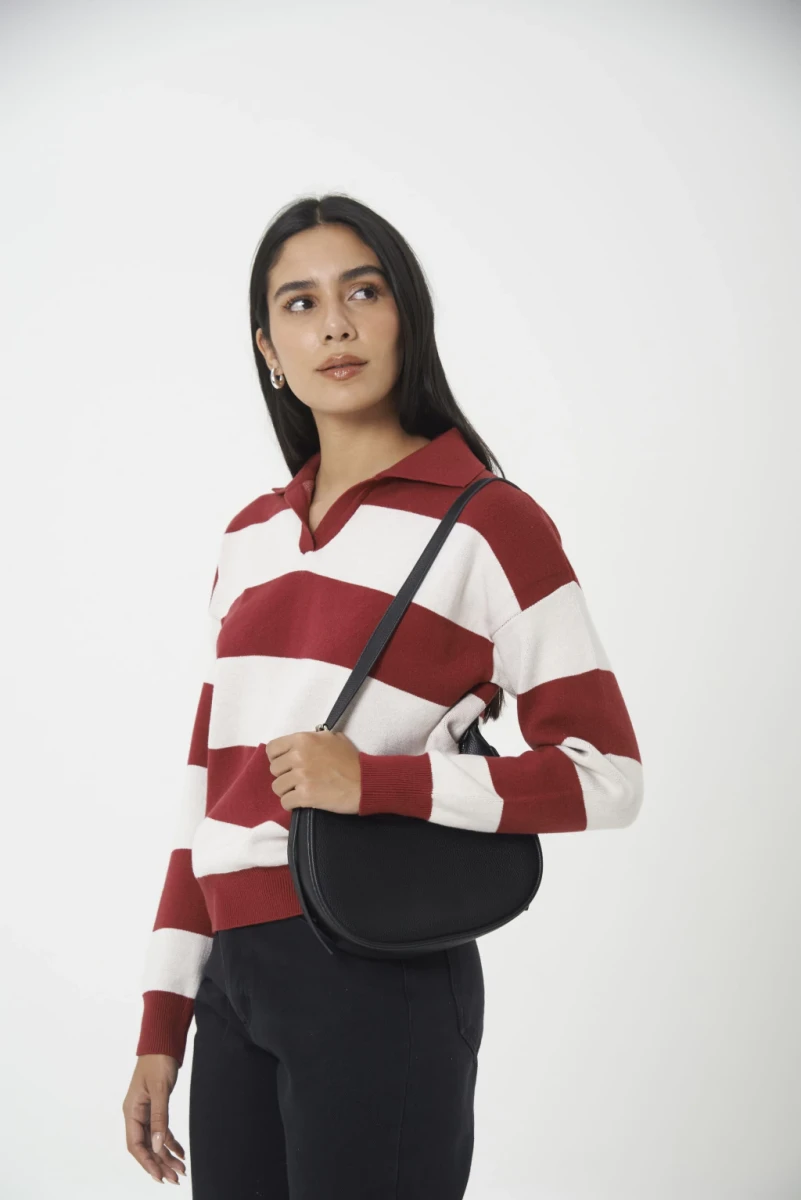 Sweater chomba rayado Vicky