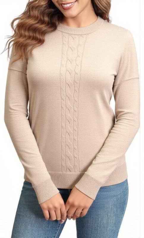 Sweater Dama Tramado central