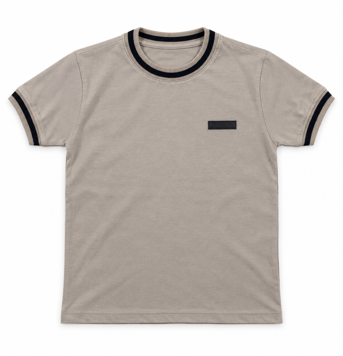 Remera con cuellos y puños tejido con 5501 + 4007