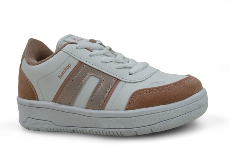 Zapatilla Hard Top Blanco/Rosa