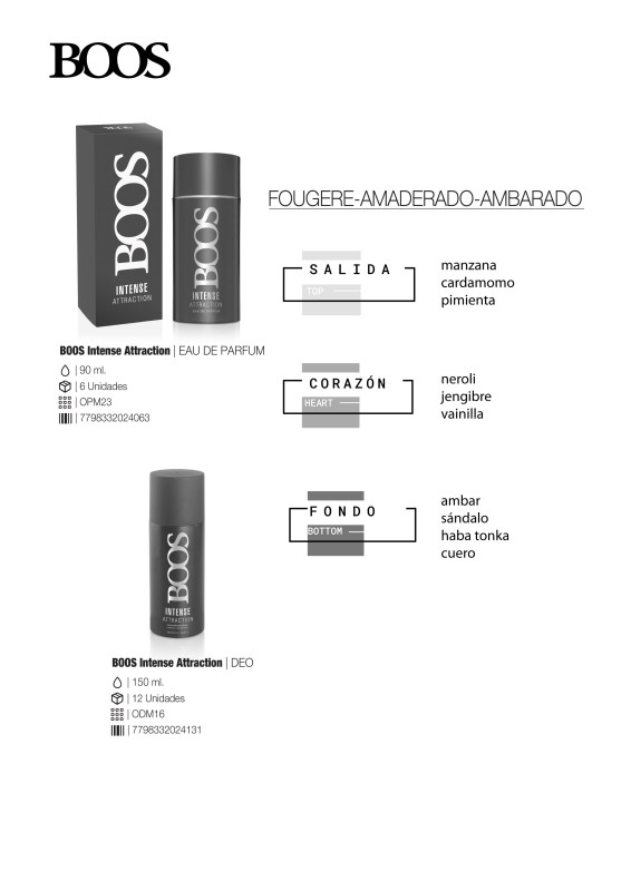 Perfume Boos Intense Men con Botella 600ml