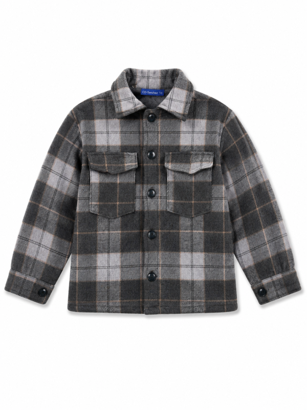 camisaco con piel cuadrille