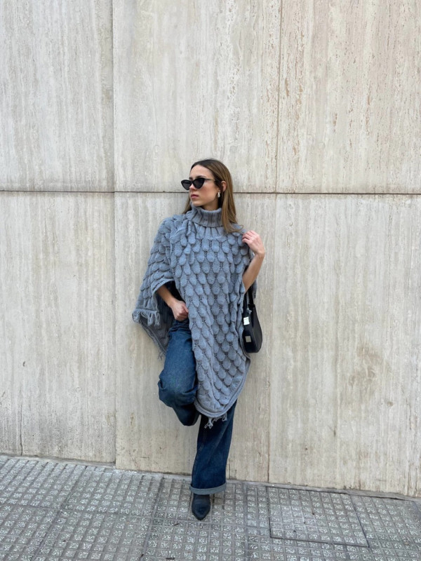 Poncho Hilo Grueso