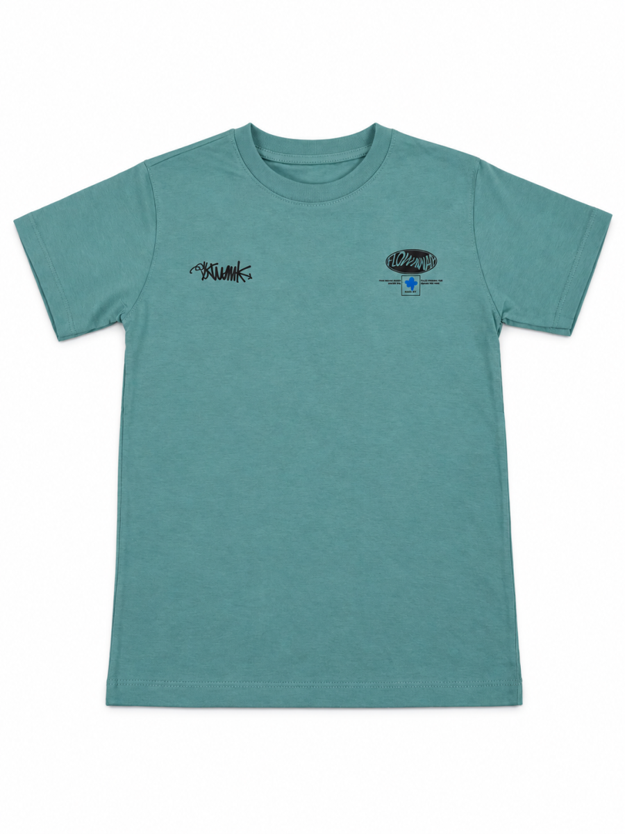 Remera Niño Manga Cortas Estampa Serie 100s