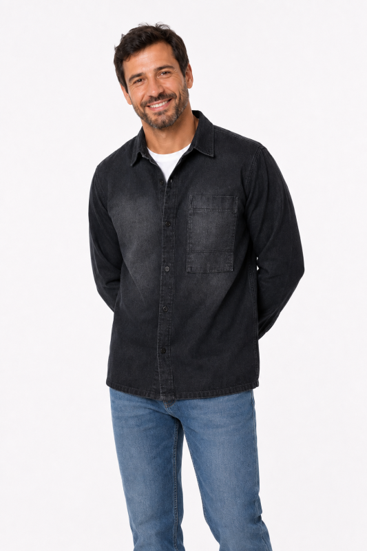 Camisa Fingers Crossed Tronador Black